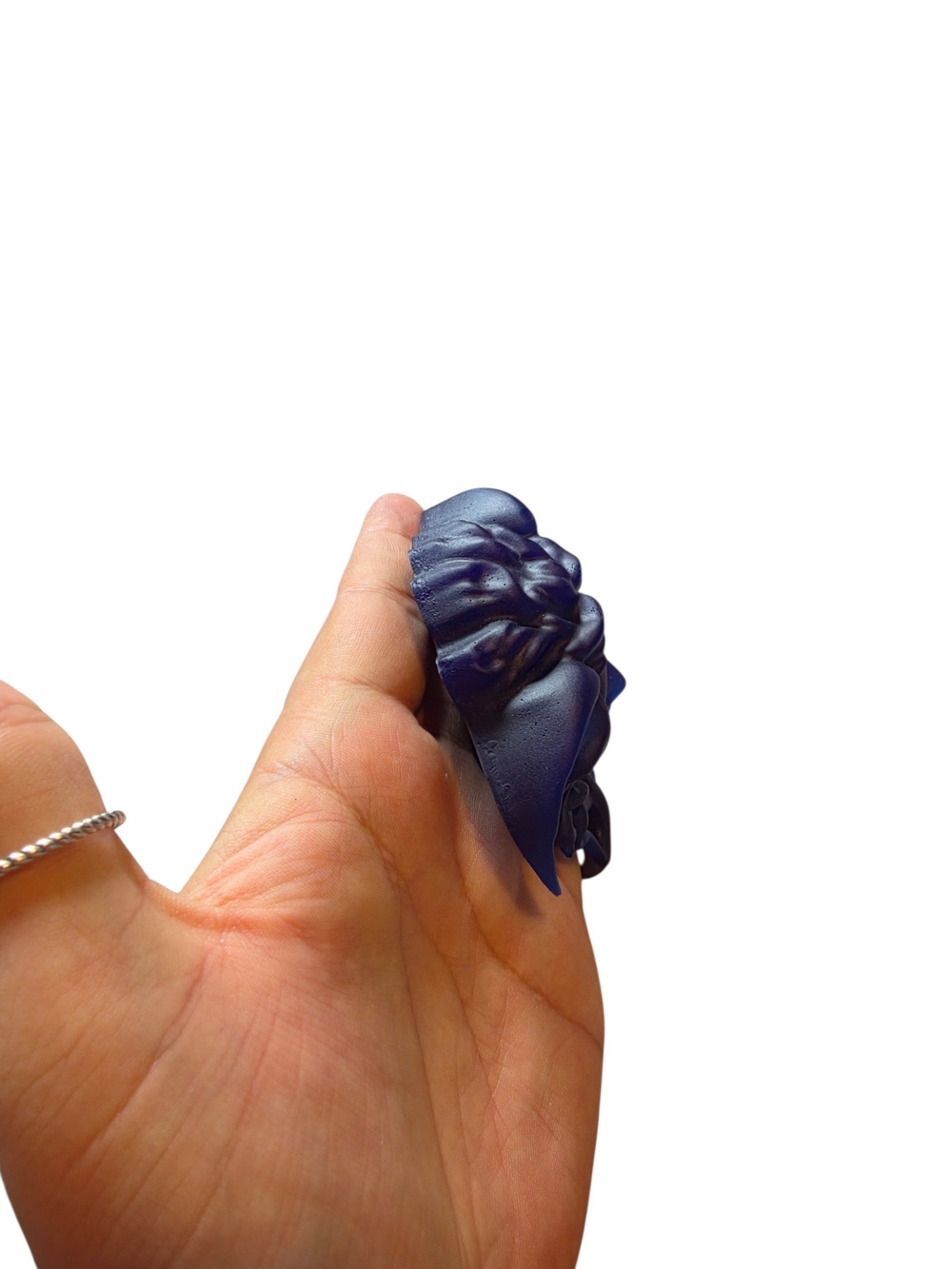 Purple/Blue Resin Versace Inspired Medusa Decor/ Paperweight - Picture 5 of 6